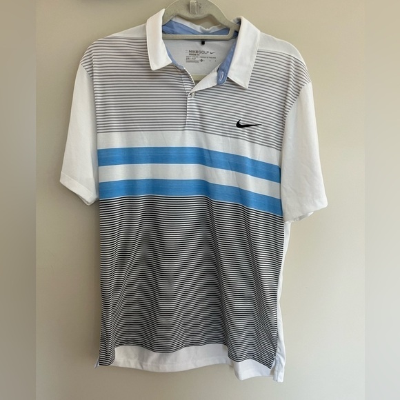 Nike Golf Wykagyl CC Logo Polo Size Large - Picture 1 of 7